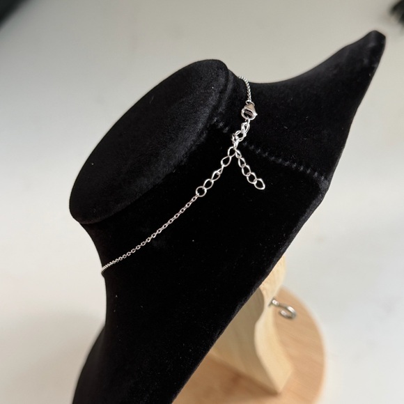 Sterling Silver Moissanite Necklace w/Round Brilliant Golden Yellow Stones ~ NWT - Picture 13 of 13